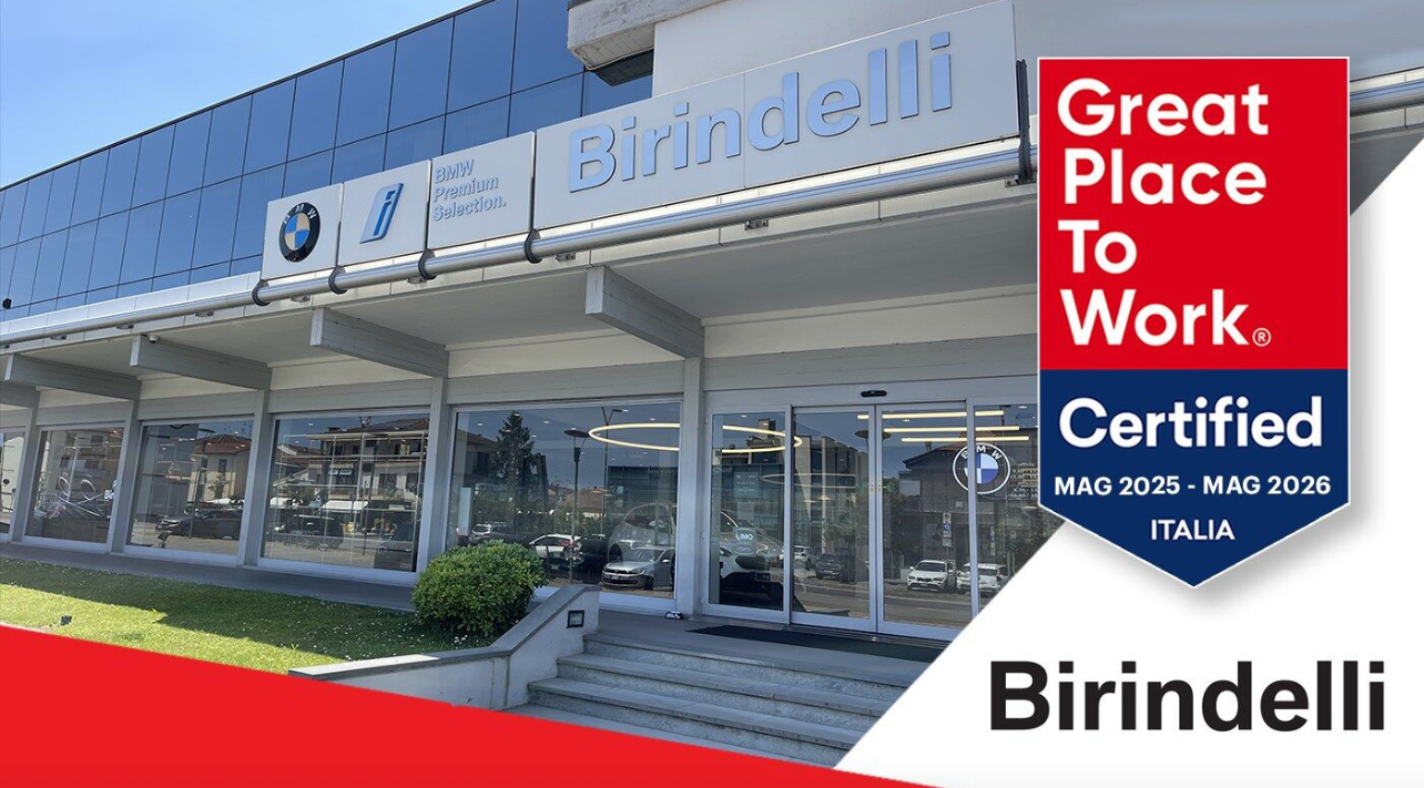 Birindelli Auto è ufficialmente un Great Place To Work!