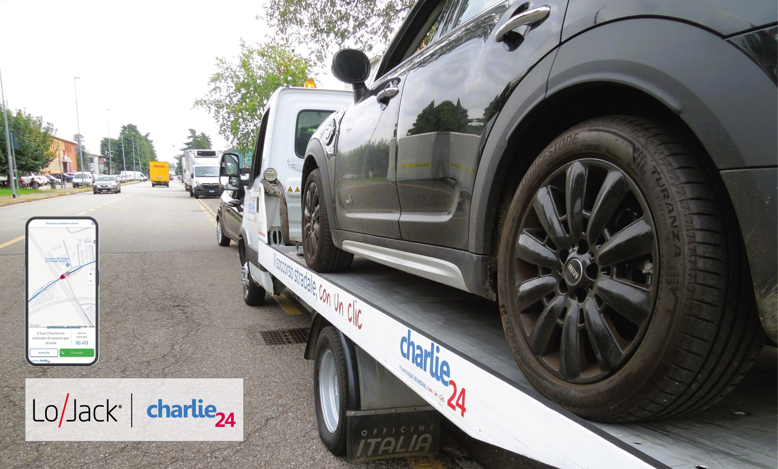 LoJack e Charlie24: un nuovo modo di vivere l’assistenza stradale