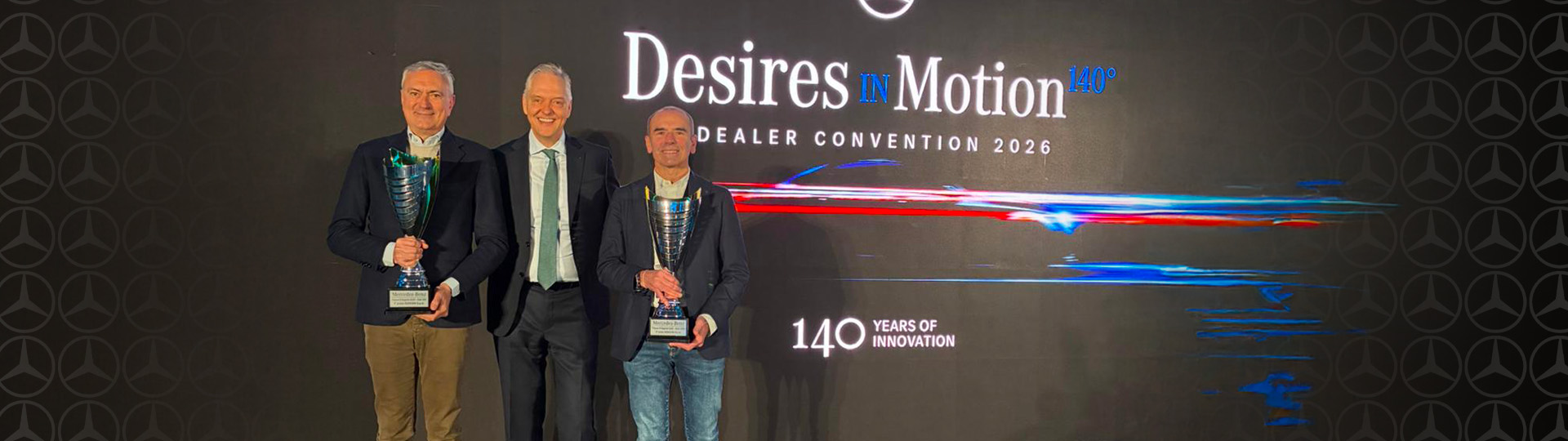 Bossoni e Bonera premiate tra le migliori concessionarie Mercedes-Benz in Italia