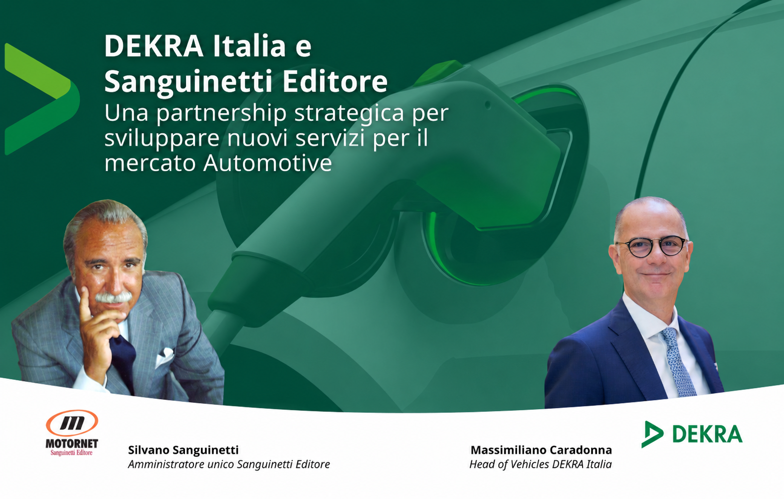 DEKRA Italia e Sanguinetti Editore alleate per innovare il mercato automotive